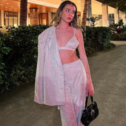 Lily | Schimmerndes Pailletten-Set Silvester