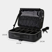 Barbara | Stilvolle und praktische Reise-Kosmetiktasche mit Rautenmuster