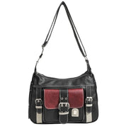 Leila | Vintage PU Leder Damen Crossbody Handtasche