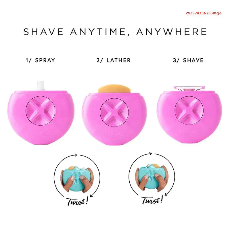 Mini tragbarer 3-in-1-Elektrorasierer für Frauen-glatte Haut Lady Rasierer-6