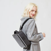 Barbara | Stilvolle und praktische Reise-Kosmetiktasche mit Rautenmuster