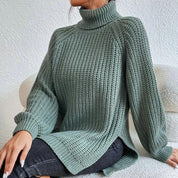 Ellaine | Weicher Rollkragenpullover für Damen aus Baumwolle
