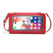 Celia | RFID-blockierender Touchscreen Crossbody Reisepasshalter Reisegeldbörse