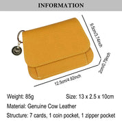 Alena | Reisewallet aus echtem Leder mit mehreren Kartenfächern