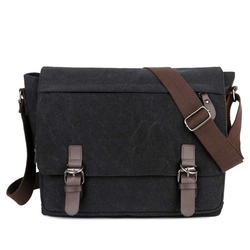 Luca | Kompakte Crossbody Messenger Laptop Reisetasche