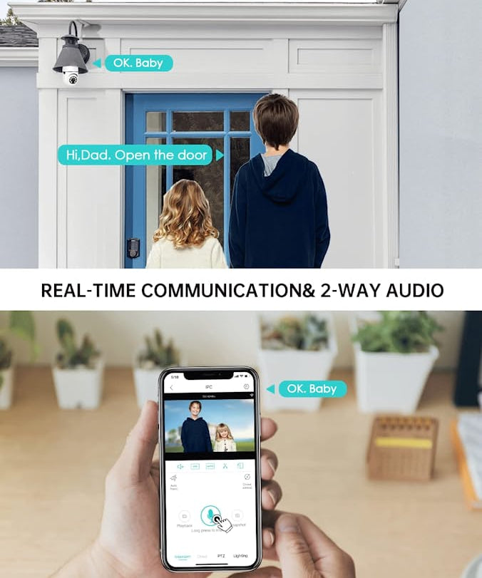 Sicherheitsleuchten Kamera - Top -bewertete Glühbirnen -Überwachungskamera 1