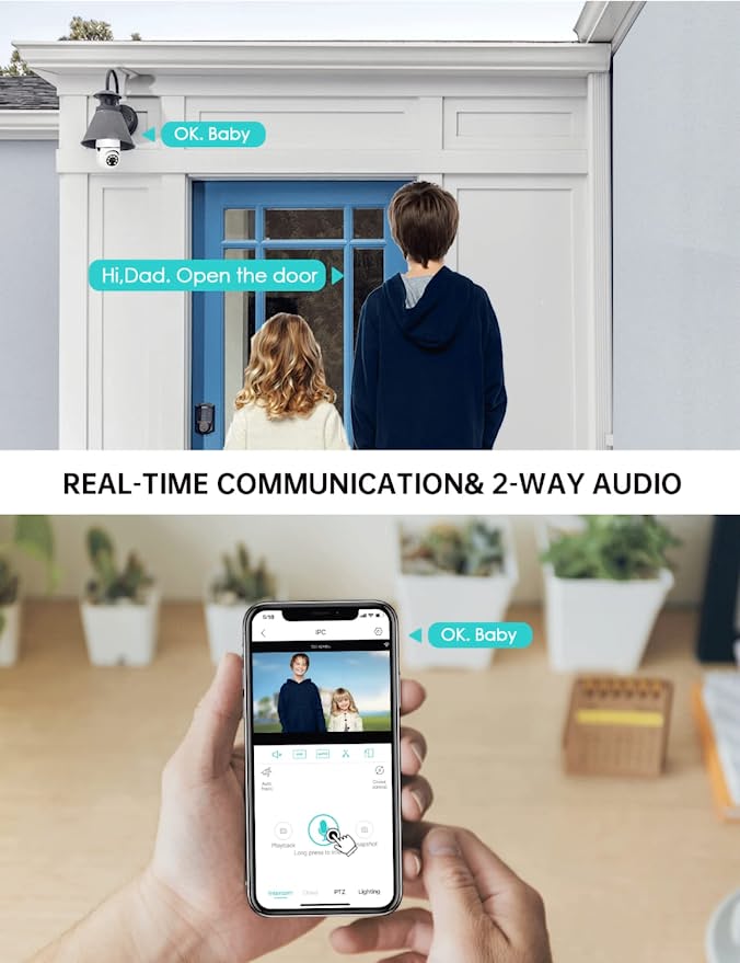 Sicherheitsleuchten Kamera - Top -bewertete Glühbirnen -Überwachungskamera 1