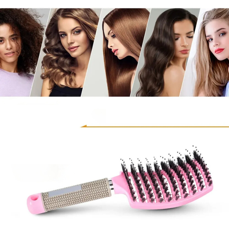 SilkyDetangle Com Comb - Bristle & Nylon Haarbürste für müheloses Styling 6
