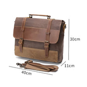 Jack | Vintage Wasserabweisende Canvas Umhängetasche Reisetasche