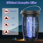 Solar-Insektenvernichter, 2-in-1-Mückenvernichterlampe – 4500 V, Fliegenfalle für drinnen und draußen 3