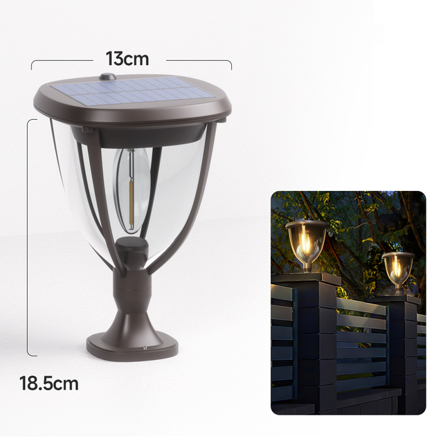 Solar Außenwandleuchte mit Bewegungsmelder – Wetterfest, Energieeffizient, Warmweiß, Einfache Wandmontage, IP65 Schutz 3