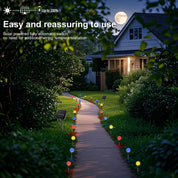 Solar Gartenlichter mit 30 LEDs – Wetterfeste Mini-Lichter in Warmweiß mit 8 Beleuchtungsmodi für Außenbereiche 3