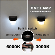 Solar Wandleuchte für Außenbereich – Wasserdicht, Energieeffizient, Modernes Design, IP65, 4W LED Beleuchtung 3