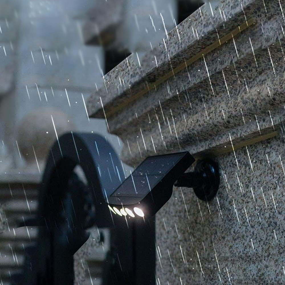 Solarbetriebene Außenlampe mit PIR-Bewegungssensor – IP68 wasserdicht, energieeffiziente Aussenleuchten für Sicherheit und Komfort 4