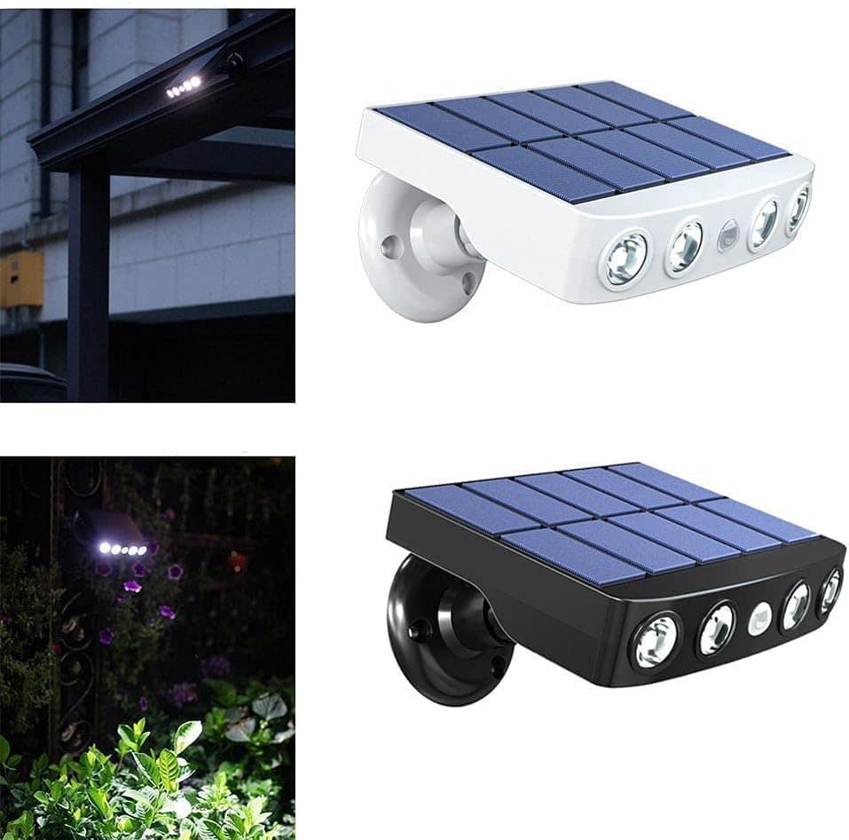 Solarbetriebene Außenlampe mit PIR-Bewegungssensor – IP68 wasserdicht, energieeffiziente Aussenleuchten für Sicherheit und Komfort 5