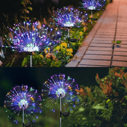 Solarbetriebene Gartenlichter mit Flexibler Kupferdrahtbeleuchtung – Warmweiß und RGB LED, Wasserfest, 100 LEDs, 10 Meter Länge 1