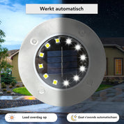 Solarbetriebene LED-Gartenlampen mit Dämmerungssensor – Wetterfest und Energieeffizient für Außenbereiche 3