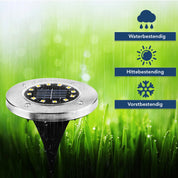 Solarbetriebene LED-Gartenlampen mit Dämmerungssensor – Wetterfest und Energieeffizient für Außenbereiche 7