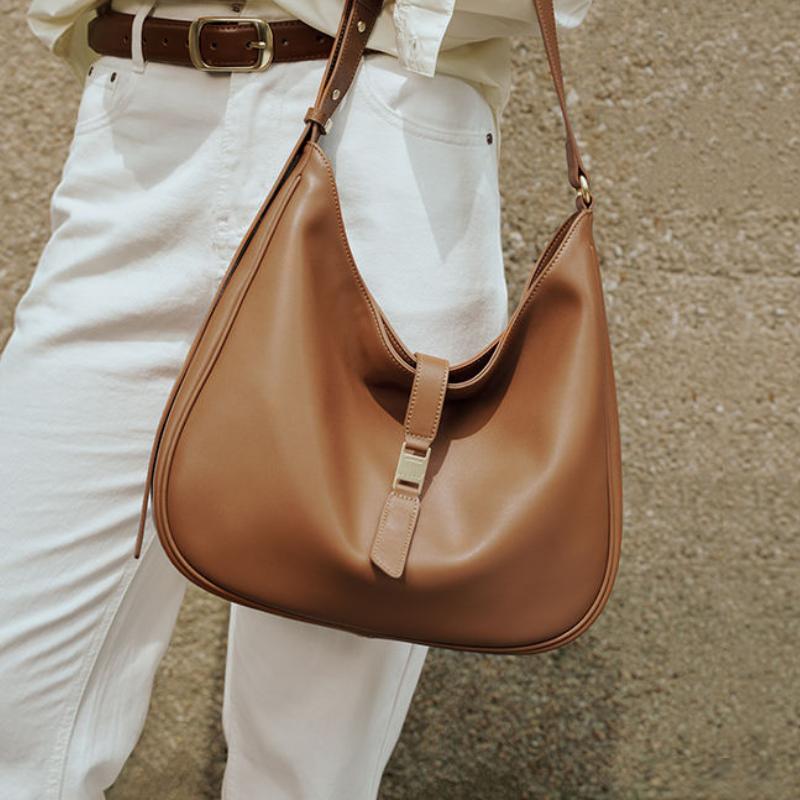 Sommerliche Tragetasche mit großem Fassungsvermögen – Schwarze Schulter- und Umhängetasche für Damen 1