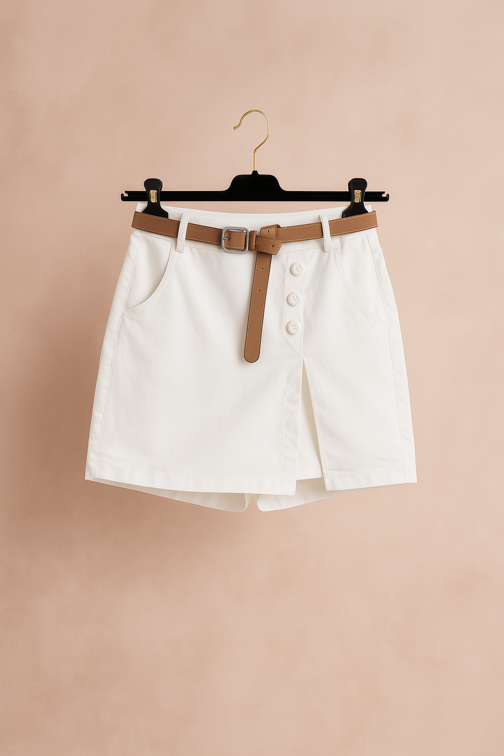 Suzy High -Waisted Shorts und ein dekorativer Gürtel 6