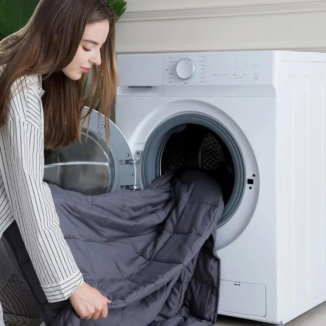 Therapeutische Gewichtsdecke Für Erholsamen Schlaf Atmungsaktives Material 4