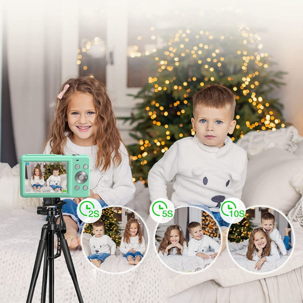 Tragbare Digitalkamera 1080P 44MP mit 16-fachem Zoom – Kompakte Vlogging-Kamera mit LCD-Bildschirm, wiederaufladbar, perfekt für Teenager und Studenten 8