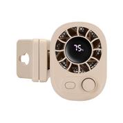 Tragbarer Auto-Clip-Ventilator – 360° drehbarer, per USB wiederaufladbarer Mini-Ventilator mit Klemme 0