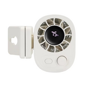 Tragbarer Auto-Clip-Ventilator – 360° drehbarer, per USB wiederaufladbarer Mini-Ventilator mit Klemme 6