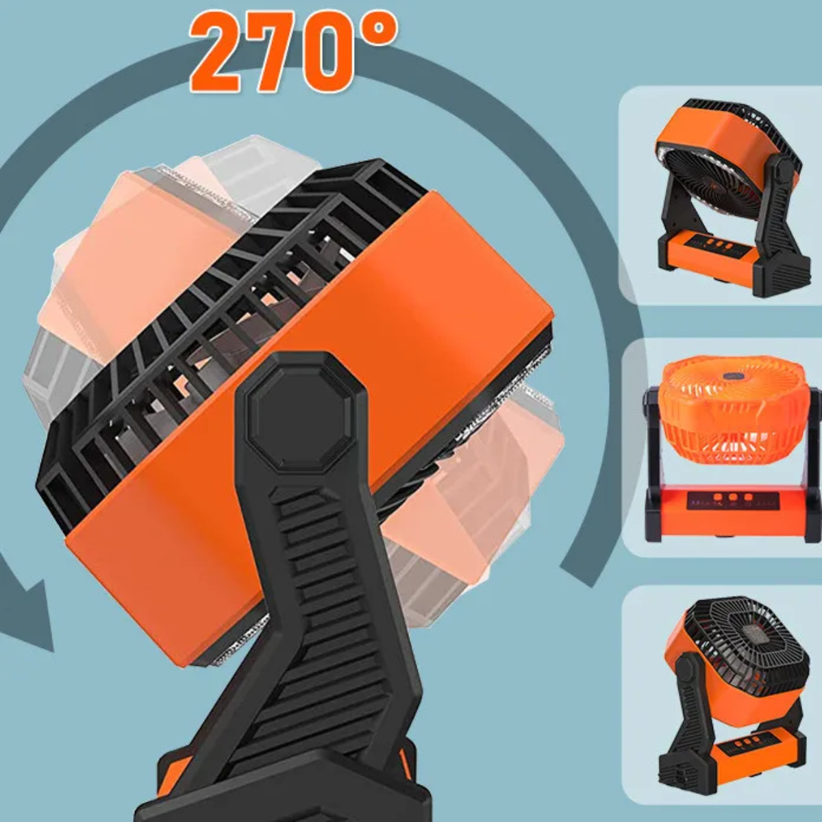 Tragbarer Campingplatz -Mini -Fan 5