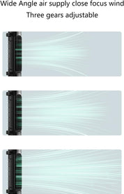 Tragbarer USB-Autositzventilator mit verstellbarem Kopfstützengurt 6