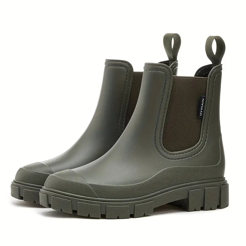 Trendige wasserdichte Regenstiefel 4