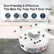 USB Stille Fly Trap | Umweltfreundlich, ungiftig und effektiv für den Gebrauch zu Hause und im Freien 2