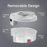 USB Stille Fly Trap | Umweltfreundlich, ungiftig und effektiv für den Gebrauch zu Hause und im Freien 6