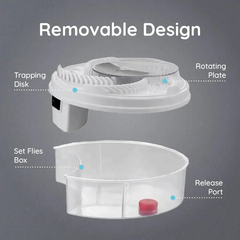 USB Stille Fly Trap | Umweltfreundlich, ungiftig und effektiv für den Gebrauch zu Hause und im Freien 6