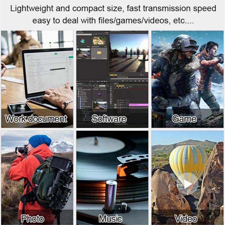 Ultradünne tragbare Festplatte 10 TB | Große Kapazität und blitzschnelles USB 3.0 – leichtes Design – EasySafe 3