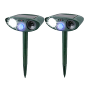 Ultraschall -Kaninchen -Repeller - Solar angetrieben und blinkendes Licht - Kaninchen loswerden 7