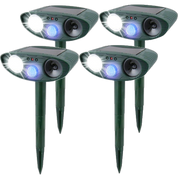 Ultraschall -Kaninchen -Repeller - Solar angetrieben und blinkendes Licht - Kaninchen loswerden 8