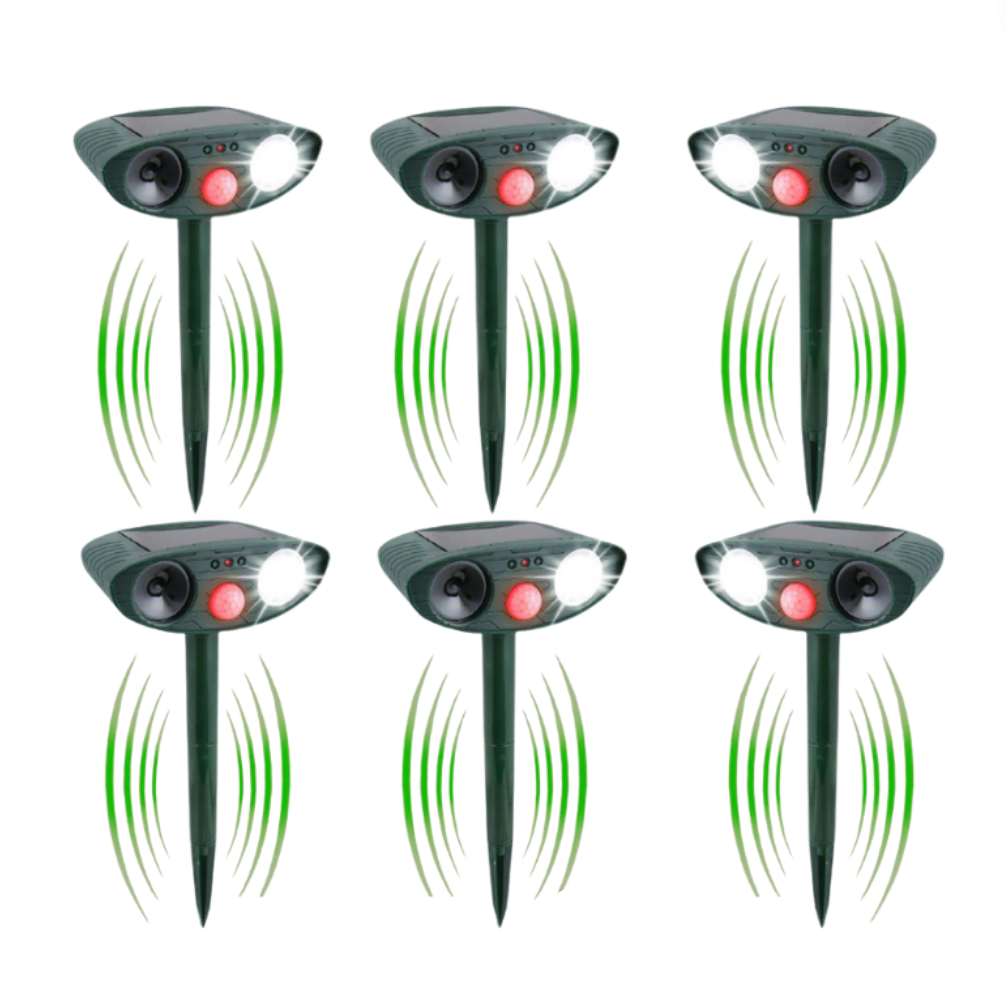 Ultrasonic Chipmunk Repeller - Solar angetrieben - werden in 48 Stunden Chipmunks los 0