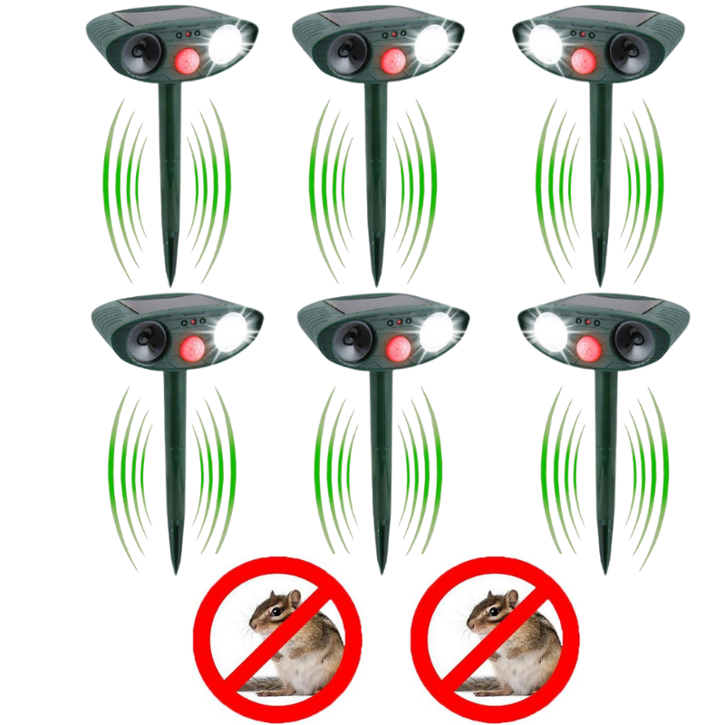 Ultrasonic Chipmunk Repeller - Solar angetrieben - werden in 48 Stunden Chipmunks los 1