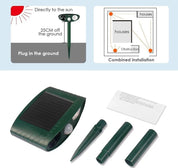 Ultrasonic Chipmunk Repeller - Solar angetrieben - werden in 48 Stunden Chipmunks los 5