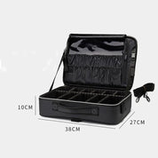 Barbara | Stilvolle und praktische Reise-Kosmetiktasche mit Rautenmuster