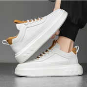 Mikee | Zeitlose Klassische Weiße Sneaker für Männer