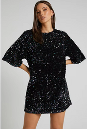 Airene | Elegantes Glitzerndes Minikleid für Damen