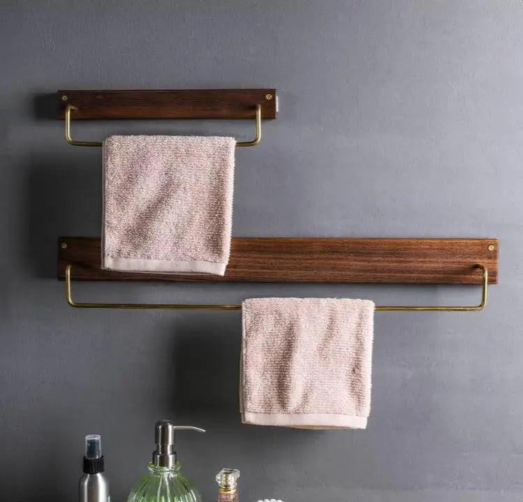  Handtuchregal Holz - umweltfreundliches Design, einfache Installation-2