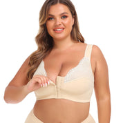 CARLA | Vorderverschluss- Bügelloser Komfort-BH Plus Size