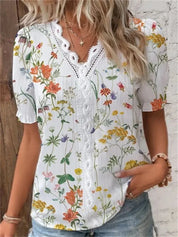BOHO | Bluse mit Blumendruck