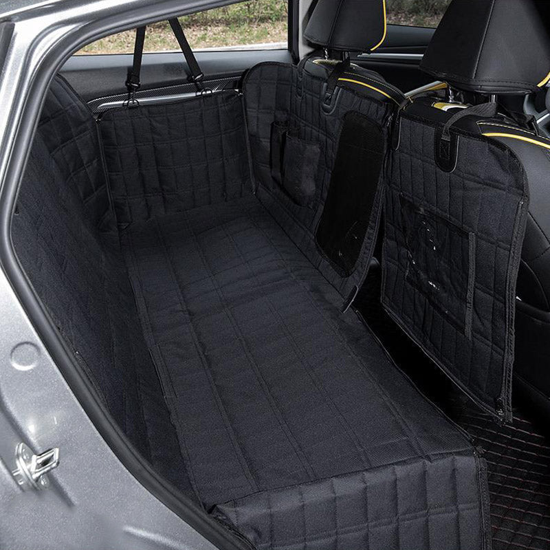 Wasserdichter Autositzbezug für Hunde mit Netzfenster 8