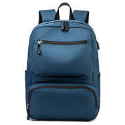 Wasserdichter Rucksack für Herren, Business-Rucksack mit USB-Ladefunktion, großer 15,6-Zoll-Laptop-Computer-Rucksack, Herren-Schulrucksack 1