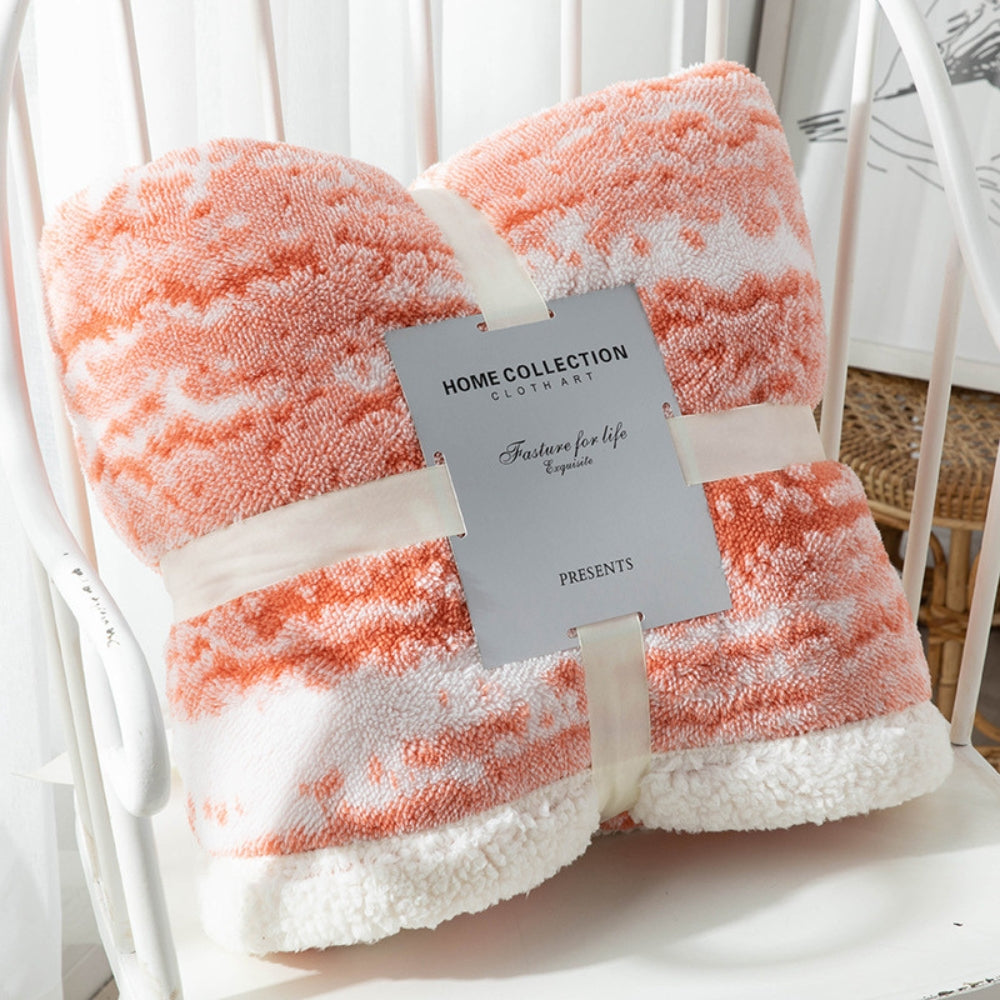 Weiche Velvet Sherpa Decke für Komfort und Wärme 0