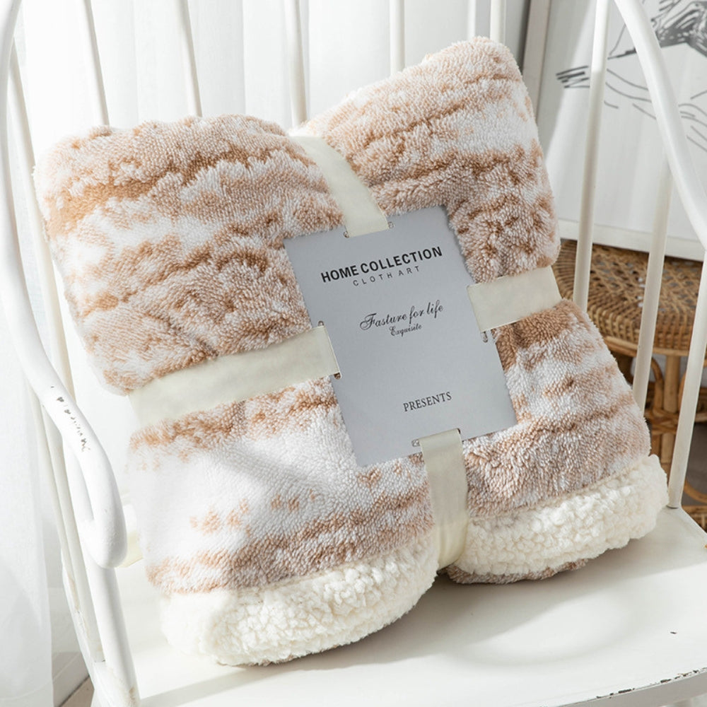 Weiche Velvet Sherpa Decke für Komfort und Wärme 2